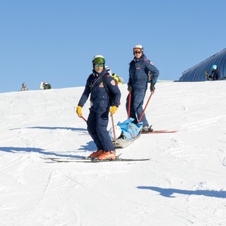 Un momento del salvataggio (Foto FB Agente Lisa)