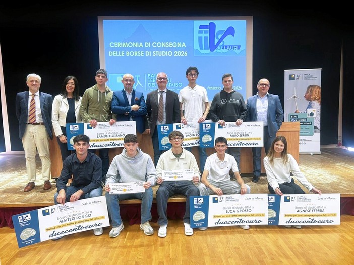Vallauri, consegnate le borse di studio BTM agli studenti più meritevoli Vallauri, consegnate le borse di studio BTM agli studenti più meritevoli