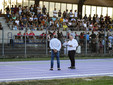 Il pubblico presente allo stadio "Manzo" di San Cassiano Il pubblico presente allo stadio "Manzo" di San Cassiano