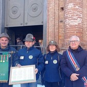 Il consigliere provinciale Rocco Pulitanò alla conclusione della messa in suffragio dei Caduti