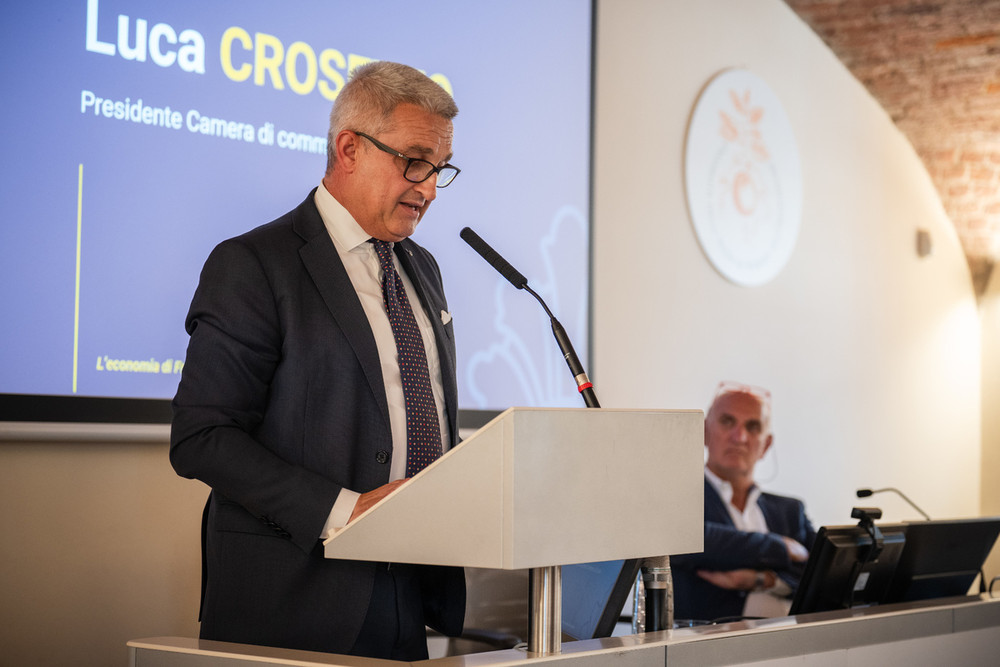 Il presidente della Camera di Commercio Luca Crosetto Il presidente della Camera di Commercio Luca Crosetto