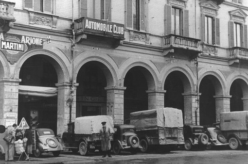 La prima sede dell'Automobile Club Cuneo