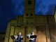 Filippo Bessone e Luca Occelli in uno spettacolo del loro progetto teatrale &quot;La Mezz'ora canonica&quot;