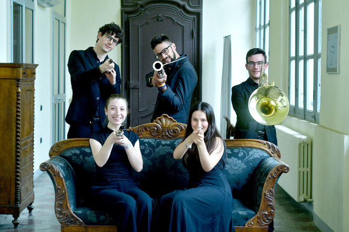 Il Quintetto a fiati della scuola Apm in concerto a Marmora, domenica 12 luglio, per Suoni dal Monviso