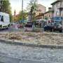 La rotatoria in corso Langhe
