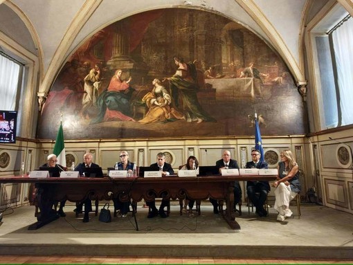 L'intervento nella Sala del Cenacolo della Camera dei Deputati L'intervento nella Sala del Cenacolo della Camera dei Deputati