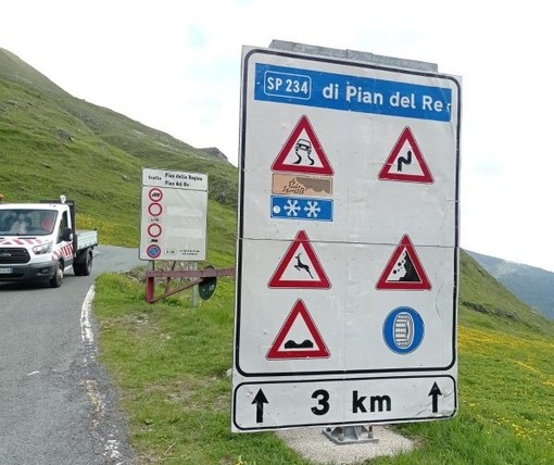 Riaperta la Sp 234 tra Pian della regina e Pian del Re Riaperta la Sp 234 tra Pian della regina e Pian del Re