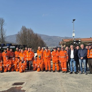 Rossana, esercitazione Aib della Valle Varaita: volontari in azione contro gli incendi boschivi