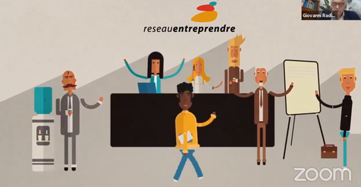 Un frame del video di presentazione del Reséau