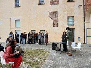 Saluzzo, Castiglia: immagini dalla inaugurazione della mostra Reminiscence dell'artista Francesca Casale "Sensu"