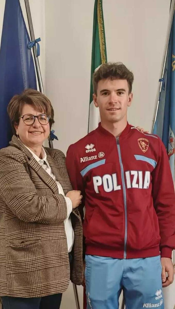 Bronzo a Carollo nella staffetta di fondo, i complimenti della sindaca di Borgo San Dalmazzo