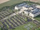 Il rendering del nuovo ospedale di pianura Il rendering del nuovo ospedale di pianura