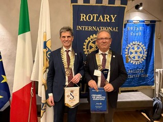 Rotary Saluzzo, la vista del Governatore del Distretto 2032 Fortunato Crovari Rotary Saluzzo, la vista del Governatore del Distretto 2032 Fortunato Crovari