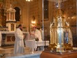SAluzzo, celebrazione al Santuario delal Consolata, dove è giunto il reliquario con le reliquie di Santa Bernardette - foto tratta dal sito della Diocesi