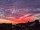 Rosso di sera a Bra: incanta il tramonto di fine gennaio (FOTO)