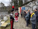 Questa mattina la cerimonia nel piccolo cimitero di Roburent
