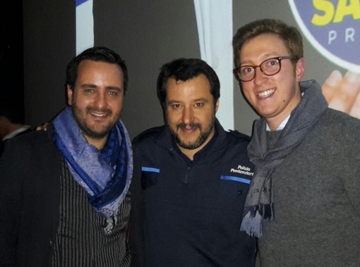 Da sinistra Racca, Salvini e Gagliasso