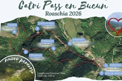 A Roaschia torna “Catri Pass en Bucun”: una domenica tra sapori, sentieri e nuovi panorami A Roaschia torna “Catri Pass en Bucun”: una domenica tra sapori, sentieri e nuovi panorami