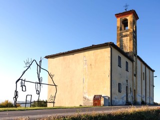 L'opera "Abetare", in borgata Valdibà