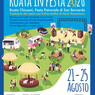 Dal 21 al 25 agosto torna "Roata in Festa 2026"