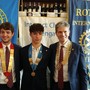 I rappresentanti distrettuali Rotaract e Interact: Manuel Giraudo e Riccardo Martinengo Tonelli con Fortunato Crovari, Governatore del Distretto Rotary 2032 I rappresentanti distrettuali Rotaract e Interact: Manuel Giraudo e Riccardo Martinengo Tonelli con Fortunato Crovari, Governatore del Distretto Rotary 2032