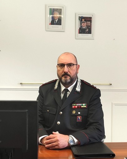 Il tenente colonnello Lorenzo Repetto, da poco subentrato al maggiore Massimo Caputo alla guida della Compagnia Carabinieri di Bra
