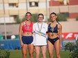 Rachele Torchio, podio 100 metri (foto grana fidal) Rachele Torchio, podio 100 metri (foto grana fidal)