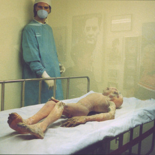 Manichino esposto all'International UFO Museum di Roswell (fonte Wikipedia)