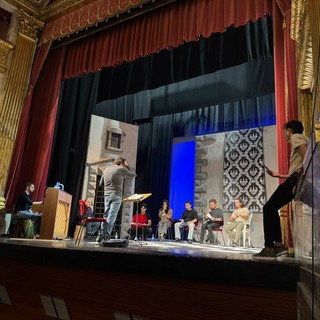 Le prove di Rigoletto al Teatro Toselli