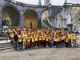 I ragazzi delle parrocchie di Verzuolo nella gita del 2019 a Lourdes