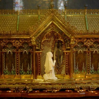 Il reliquiario di  Santa Bernadette Soubirous