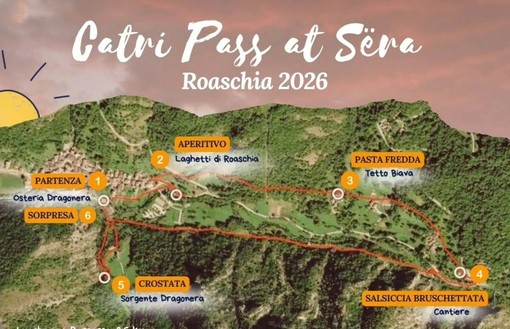 A Roaschia torna “Catri Pass at Sëra”: passeggiata al tramonto tra buon cibo, musica e compagnia A Roaschia torna “Catri Pass at Sëra”: passeggiata al tramonto tra buon cibo, musica e compagnia