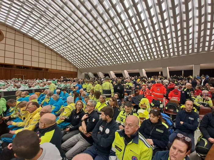La Protezione civile del Piemonte in udienza da Papa Leone XIV
