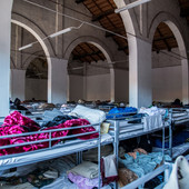 Foto Mauro Piovano, dormitorio a Saluzzo
