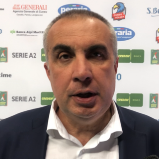 Il coach della BAM Acqua S. Bernardo Cuneo Roberto Serniotti