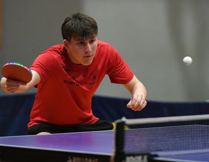 TENNISTAVOLO / L'A4 Verzuolo porta a casa cinque titoli regionali, Simone Garello mattatore TENNISTAVOLO / L'A4 Verzuolo porta a casa cinque titoli regionali, Simone Garello mattatore