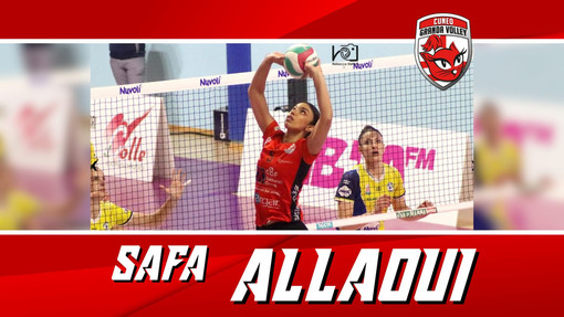 VOLLEY A1F / Cuneo Granda Volley saluta Safa Allaoui, un anno di serie A1 tra le “Gatte”