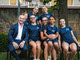 Il campione olimpico Jury Chechi con un gruppo di atlete della Cuneo Ginnastica Il campione olimpico Jury Chechi con un gruppo di atlete della Cuneo Ginnastica