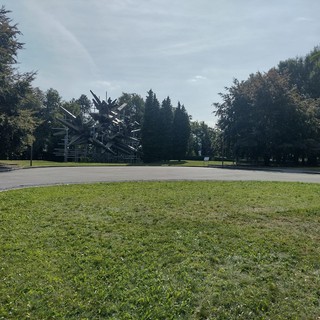 Un’immagine dello spazio, al Parco della Resistenza, in cui sarà piantumato il faggio a foglia rossa e apposta la targa commemorativa