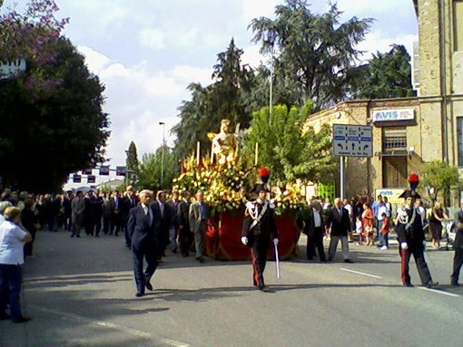 Il gruppo delle autorità durante la processione
