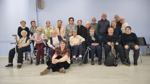 Silvia Gullino con i partecipanti del progetto Cocoon