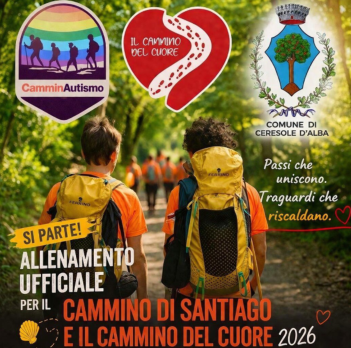 Ceresole d’Alba accoglie il primo allenamento di CamminAutismo Ceresole d’Alba accoglie il primo allenamento di CamminAutismo