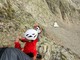 Due arrampicatori bloccati sul Corno Stella, le immagini dell’elicottero in azione per salvarli [VIDEO]
