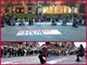 Ok il primo flash mob delle “Sentinelle sedute” ieri pomeriggio, a Saluzzo