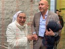 Suor Silvia con Livio Tranchida, già Direttore Generale del Santa Croce