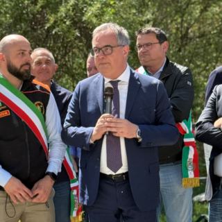 A Macra l'assessore Gallo ha inaugurato i nuovi mezzi per gli AIB della Granda