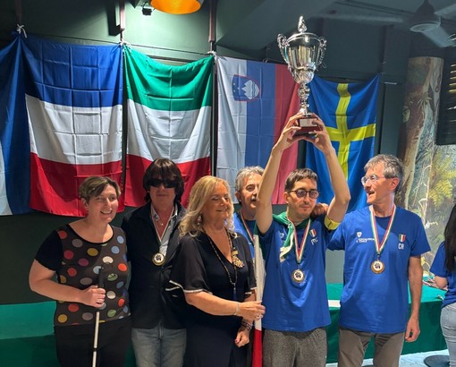 Savigliano: Claudio Ariaudo trionfa con la Nazionale italiana ciechi e ipovedenti al “Torneo internazionale delle 6 Nazioni” di Rimini