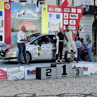 Sergio Patetta e Alessandro Alocco sul podio dell'ultima gara