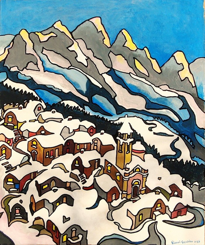 "Dalla realtà all'emozione - I miei paesaggi": alla Zizzola di Bra la mostra di Gianni Gaschino, "il pittore volante"