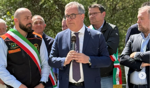 A Macra l'assessore Gallo ha inaugurato i nuovi mezzi per gli AIB della Granda